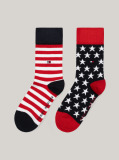 Multi 2-Pack Stars And Stripes Socks  Kids Unisex