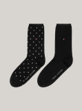 Black Tommy Hilfiger Dot Women's Socks (2 pack)  Women