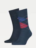 Multi 2-Pack Check Socks  Men