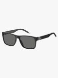 Grey Rectangular Sporty Sunglasses  Men