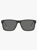 Grey Rectangular Sporty Sunglasses  Men
