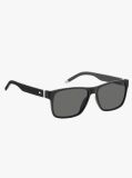 Grey Rectangular Sporty Sunglasses  Men