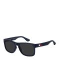 Blue Flag Rectangular Sunglasses  Men