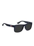 Blue Flag Rectangular Sunglasses  Men