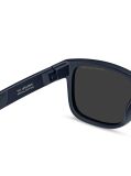 Blue Flag Rectangular Sunglasses  Men
