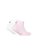 Pink Tommy Hilfiger Kids' Sneaker Socks 2 Pack  Kids Unisex