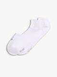 White 2-Pack Logo Ribbed Footie Socks  Women