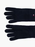 Blue Hilfiger Flag Embroidery Gloves with Cashmere  Men
