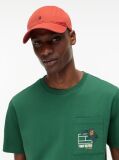 Orange Hilfiger Flag Embroidery Baseball Cap  Men