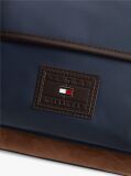 Blue Heritage Logo Patch Crossbody Satchel  Men