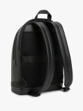Black Signature Tape Plaque Dome Backpack  Men