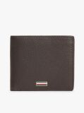 Brown Credit Card And Coin Leather Bifold Wallet  Men