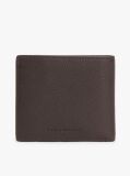 Brown Credit Card And Coin Leather Bifold Wallet  Men