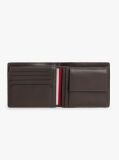 Brown Credit Card And Coin Leather Bifold Wallet  Men