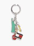 Multi Logo Multi Charm Key Fob  Men