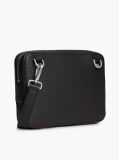 Black TH Business Textured Camera Bag  Men