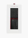 Black TH Monogram Leather Wallet And Card Holder Gift Box  Men