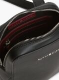 Black TH Business Textured Crossbody Reporter Bag  Men