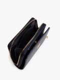 Blue TH Monogram Zip-Around Flap Wallet  Women