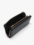 Black TH Flag Large Zip-Around Wallet  Women