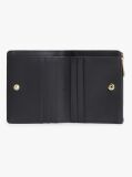 Black Quilted TH Monogram Bifold Wallet  Women
