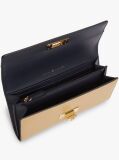 Beige Modern TH Monogram Turn Lock Wallet  Women