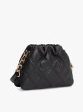 Black Quilted Chain TH Monogram Crossbody Bag  Women