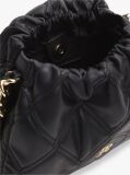 Black Quilted Chain TH Monogram Crossbody Bag  Women