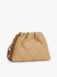 Beige Quilted Chain TH Monogram Crossbody Bag  Women