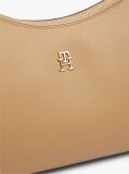 Beige Hilfiger Icon Pebble Grain Shoulder Bag  Women