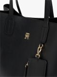 Μαύρο Τσάντα Χειρός Hilfiger Icon Με Φινίρισμα Pebble Grain  Γυναίκες