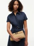 Μπεζ Modern Τσάντα Clutch Με Αλυσίδα Και Μονόγραμμα TH  Γυναίκες