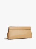 Μπεζ Modern Τσάντα Clutch Με Αλυσίδα Και Μονόγραμμα TH  Γυναίκες