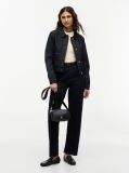 Black Logo Tape Crossbody Camera Bag  Women