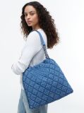 Denim TH Monogram Quilted Denim Tote Bag  Women