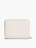 Beige Modern Zip-Around Flap Wallet  Women