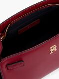 Red Webbing Strap TH Monogram Crossbody Bag  Women
