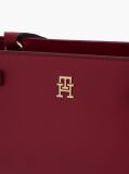 Red Webbing Strap TH Monogram Crossbody Bag  Women