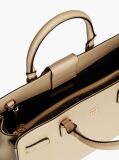Beige TH Monogram Repeat Logo Crossbody Satchel  Women