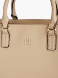 Beige TH Monogram Repeat Logo Crossbody Satchel  Women