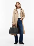 Black TH Monogram Repeat Logo Crossbody Satchel  Women