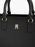 Black TH Monogram Repeat Logo Crossbody Satchel  Women