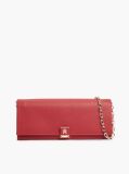 Κόκκινο Heritage TH Monogram Τσάντα Clutch Με Αλυσίδα  Γυναίκες