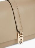 Beige TH Monogram Convertible Crossbody Bag  Women