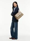 Beige TH Monogram Crossbody Satchel  Women