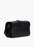 Black TH Monogram Flap Closure Crossbody Bag  Women