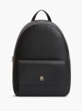 Black Hilfiger Icon TH Monogram Dome Backpack  Women