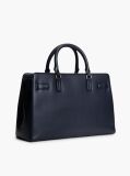 Blue TH Monogram Crossbody Satchel  Women