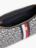 Blue Essential Jacquard Global Stripe Shoulder Bag  Women
