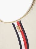 Beige Essential Corporate Global Stripe Shoulder Bag  Women